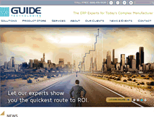 Tablet Screenshot of guidetechnologies.com